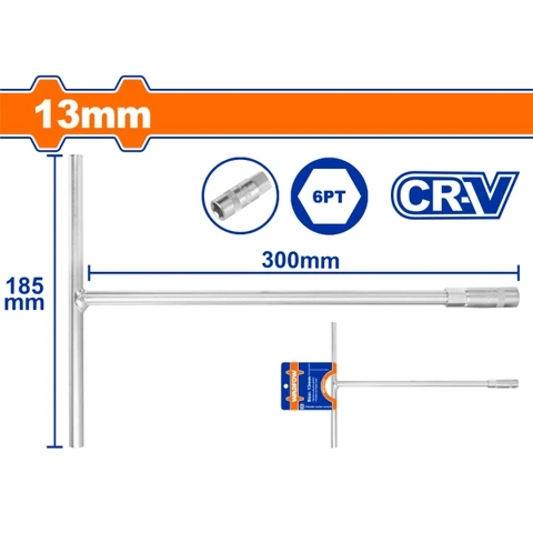 Wadfow 13mm T-handle socket wrench WTH1113