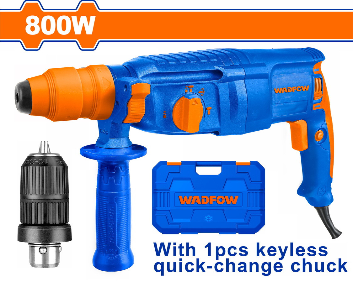Wadfow 800W Rotary hammer WRH1D26-2