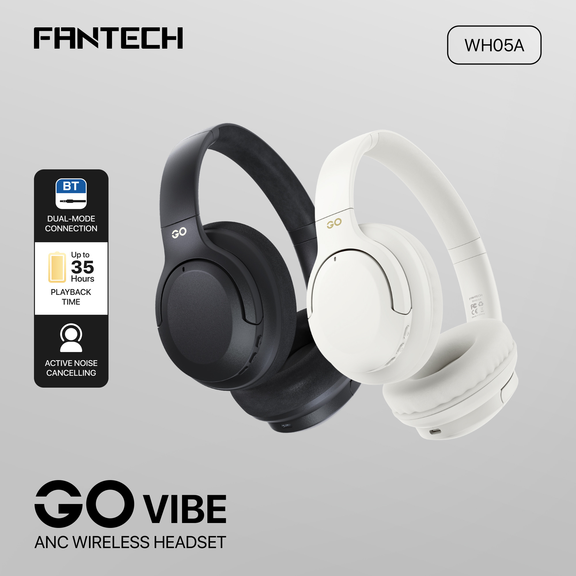 Fantech GO VIBE WH05A Wireless Headset