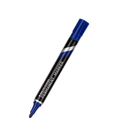 Deli-EU10030 Permanent Marker Blue