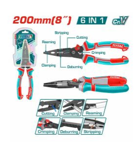 Total 6-in-1 Multi-function Long Nose Pliers THTMF286