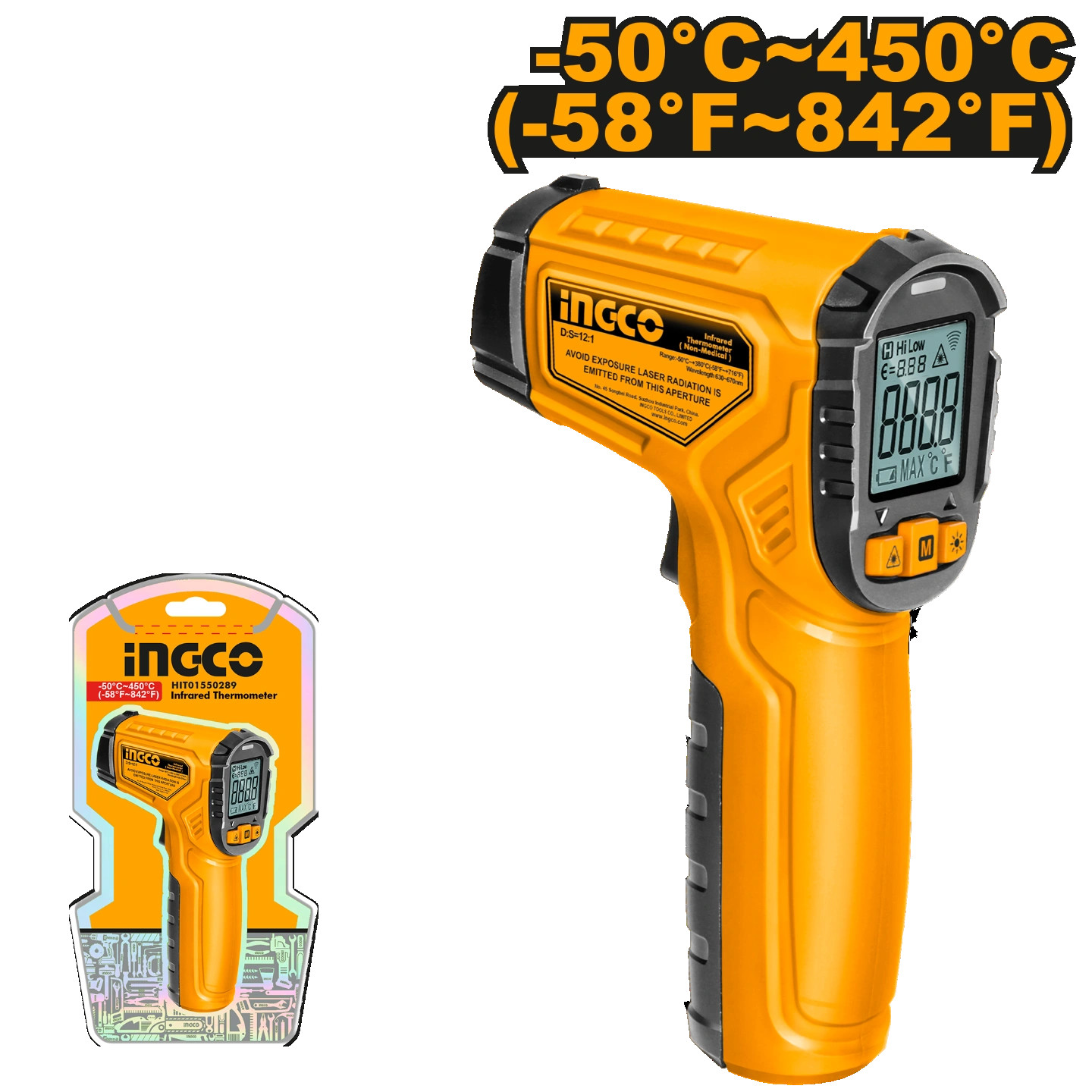 Ingco HIT0155028 Infrared Thermometer