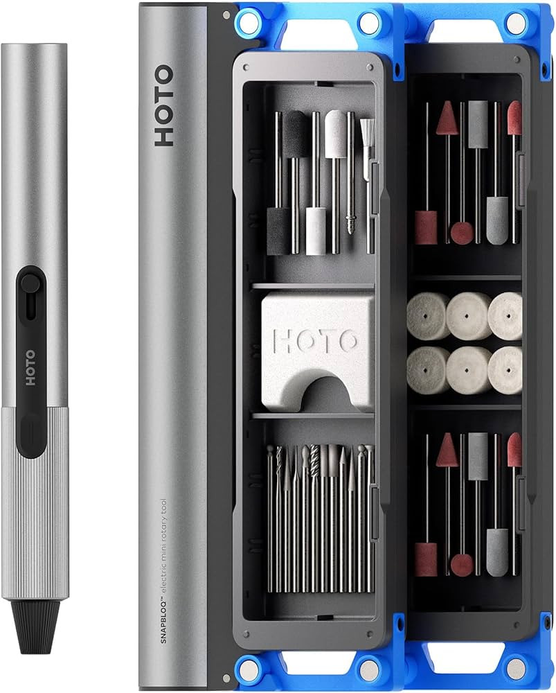 HOTO SNAPBLOQ™ R-A04 Electric Mini Rotary Tool Kit (38-Piece) QWDMA001