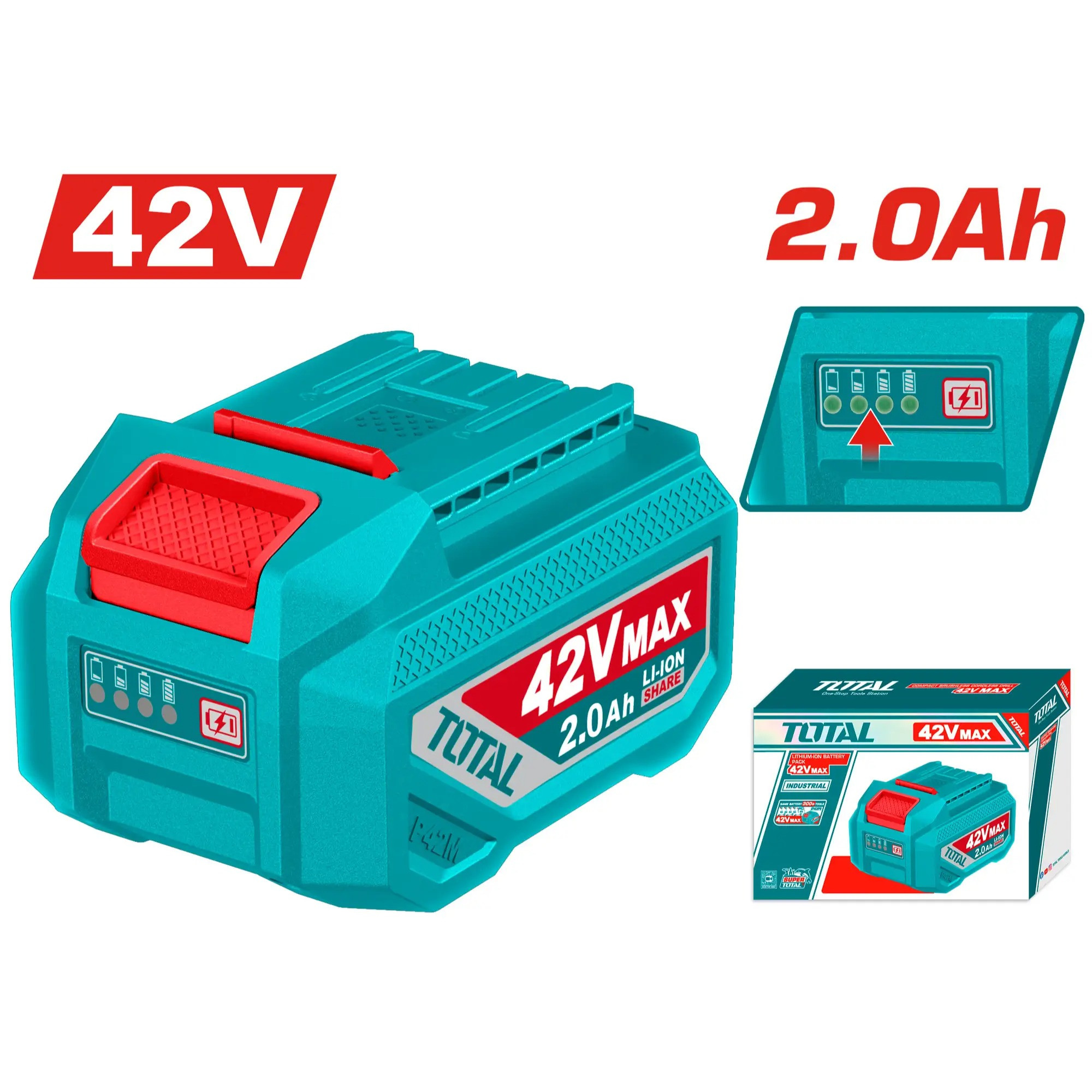 Total Lithium-Ion battery pack TFBLI42201