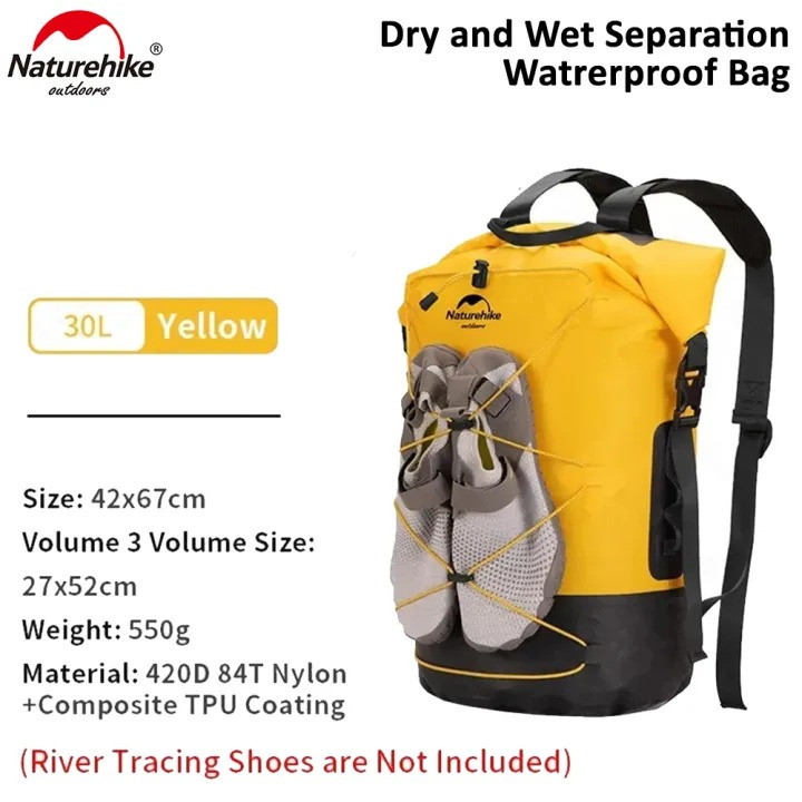 Naturehike IPX6 Waterproof Lightweight Outdoor Backpack 30L