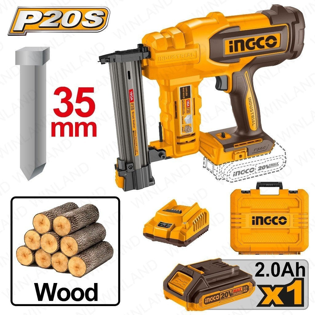 Ingco Cordless brad nailer CBNLI2008