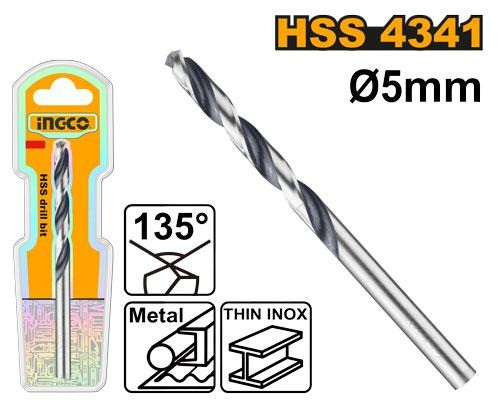 4341 HSS drill bit 5mm DBT1200504