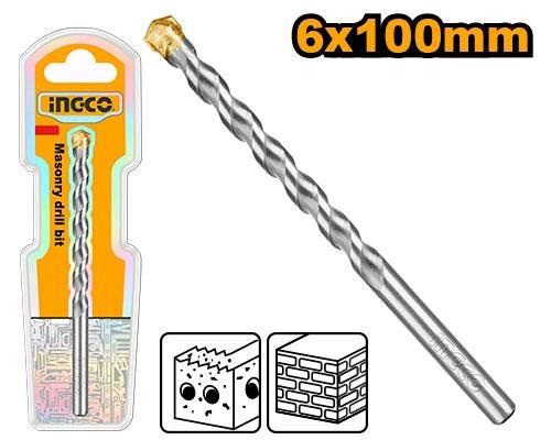6*100mm Masonry drill bit DBM2110610