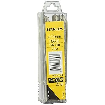 Stanley 11mm HSS Drill Bits STA50144B05
