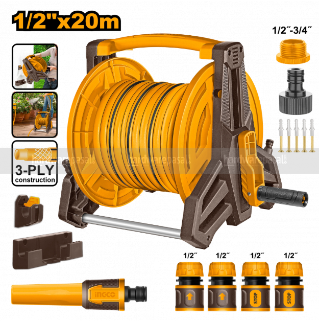 Ingco Hose Reel Set HHR20124