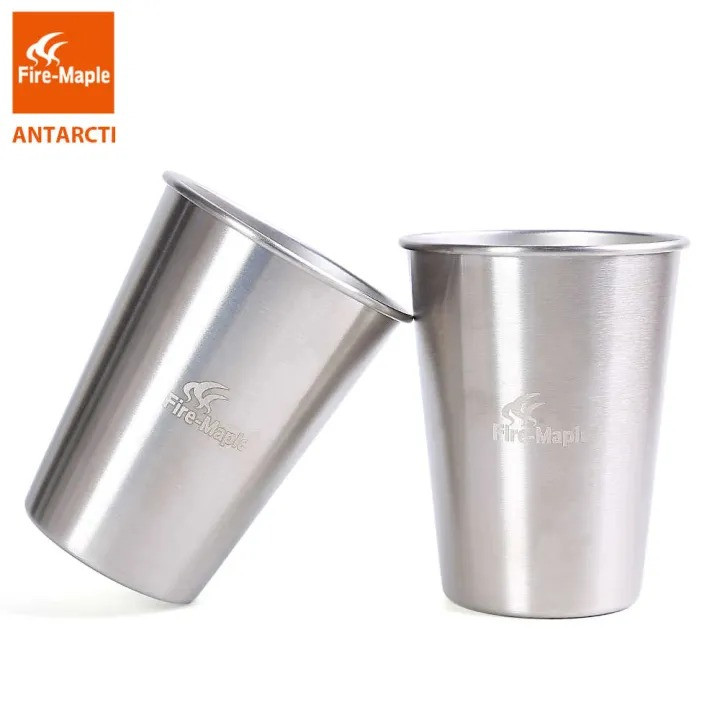 Fire Maple Antarcti Stainless Steel Mug 350ml (2 pcs Set) Silver