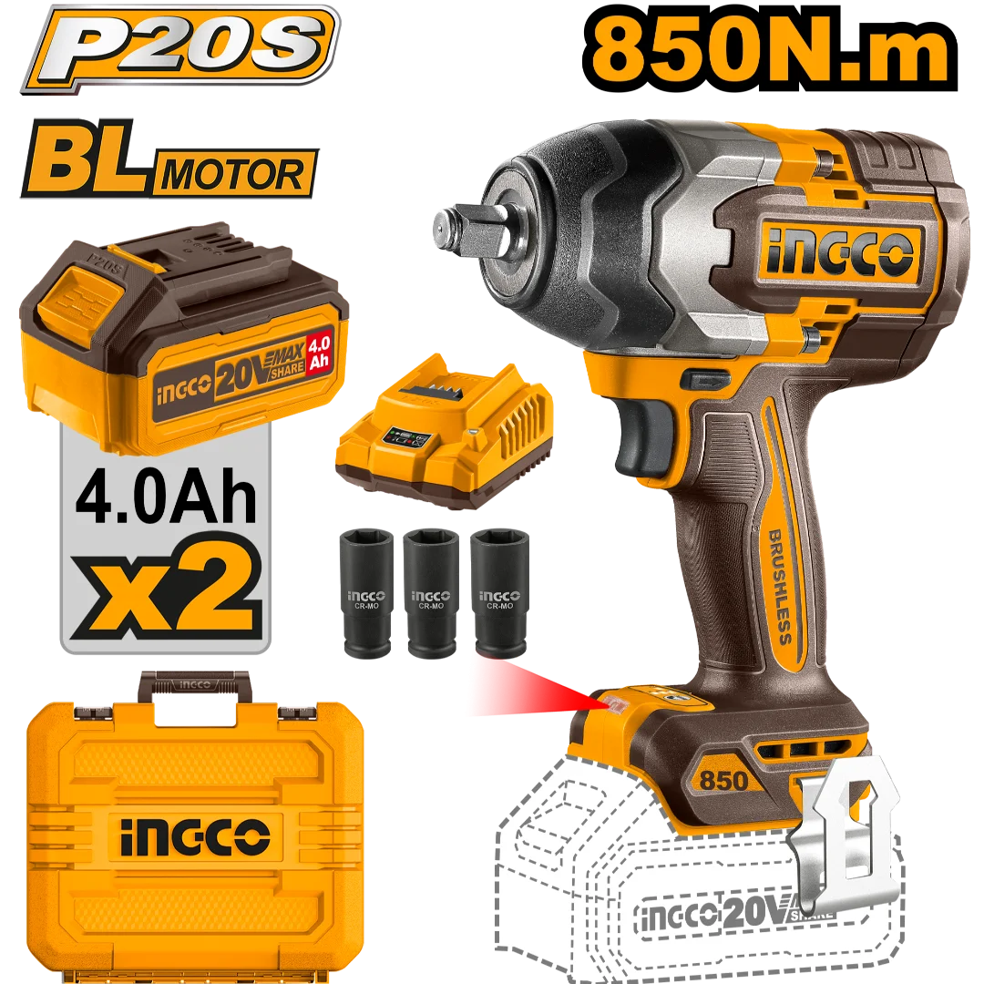 Ingco Cordless Impact wrench CIWLI2085