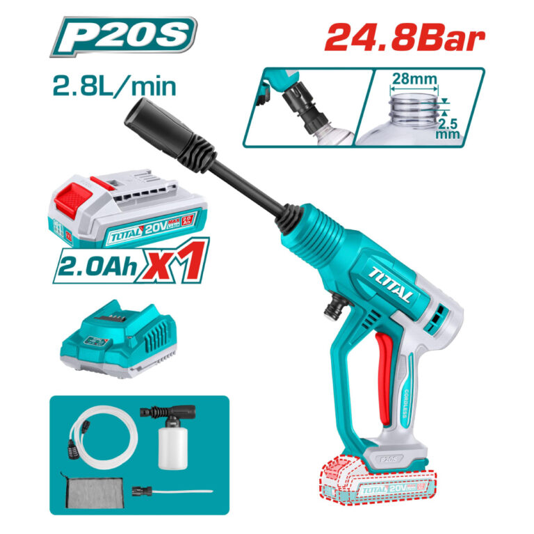 Total 20V Cordless Pressure Washer TPWLI20362