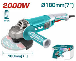 Total 2000W Angle Grinder TG12018026