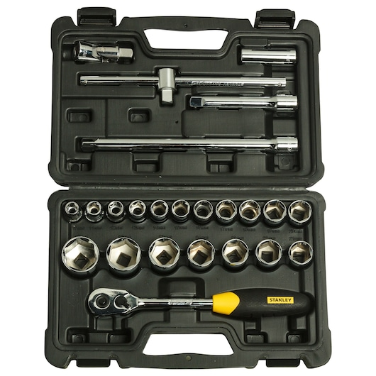 Stanley 24 Pcs 1/2 inch Dr. Socket Set STMT72795-8
