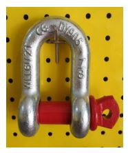 9.5 Ton Extra Heavy D-Shackle with Screw Pin
