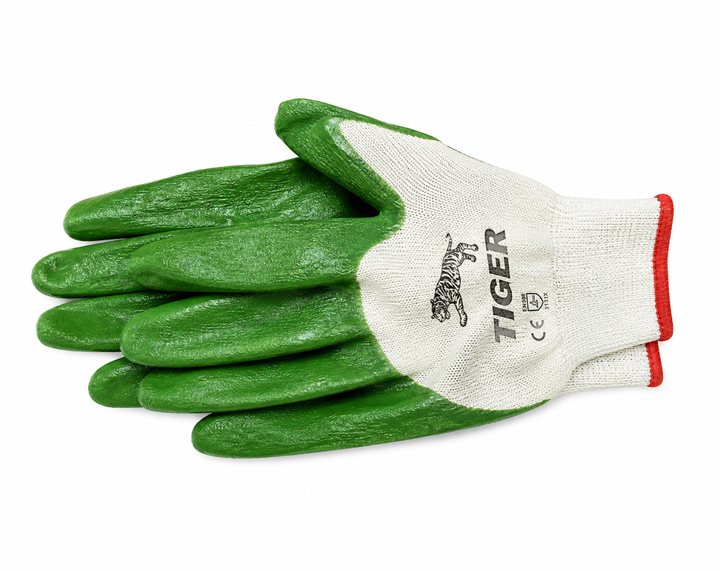 Tiger Industrial Safety Gloves Green