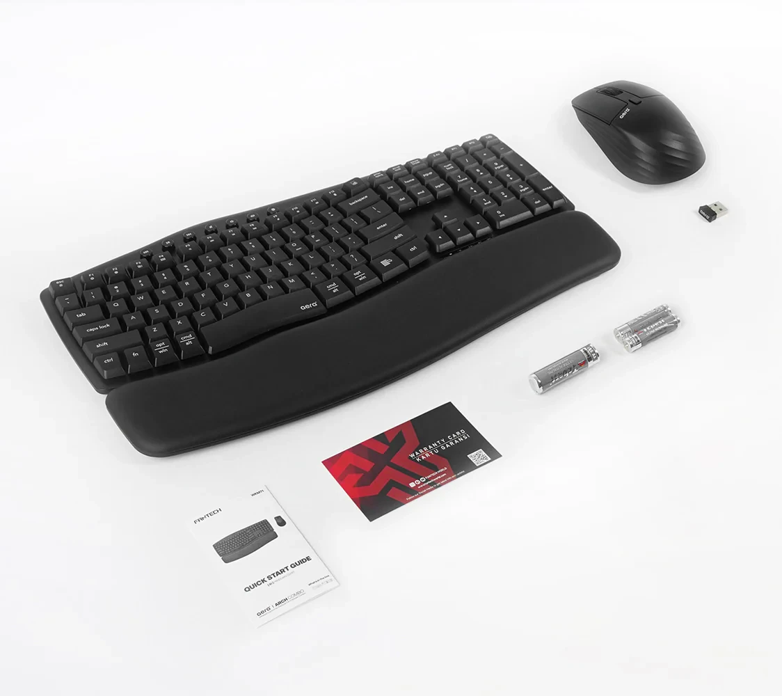 Fantech 2 in 1 ARCH Combo Wireless Keyboard & Mouse WKM71