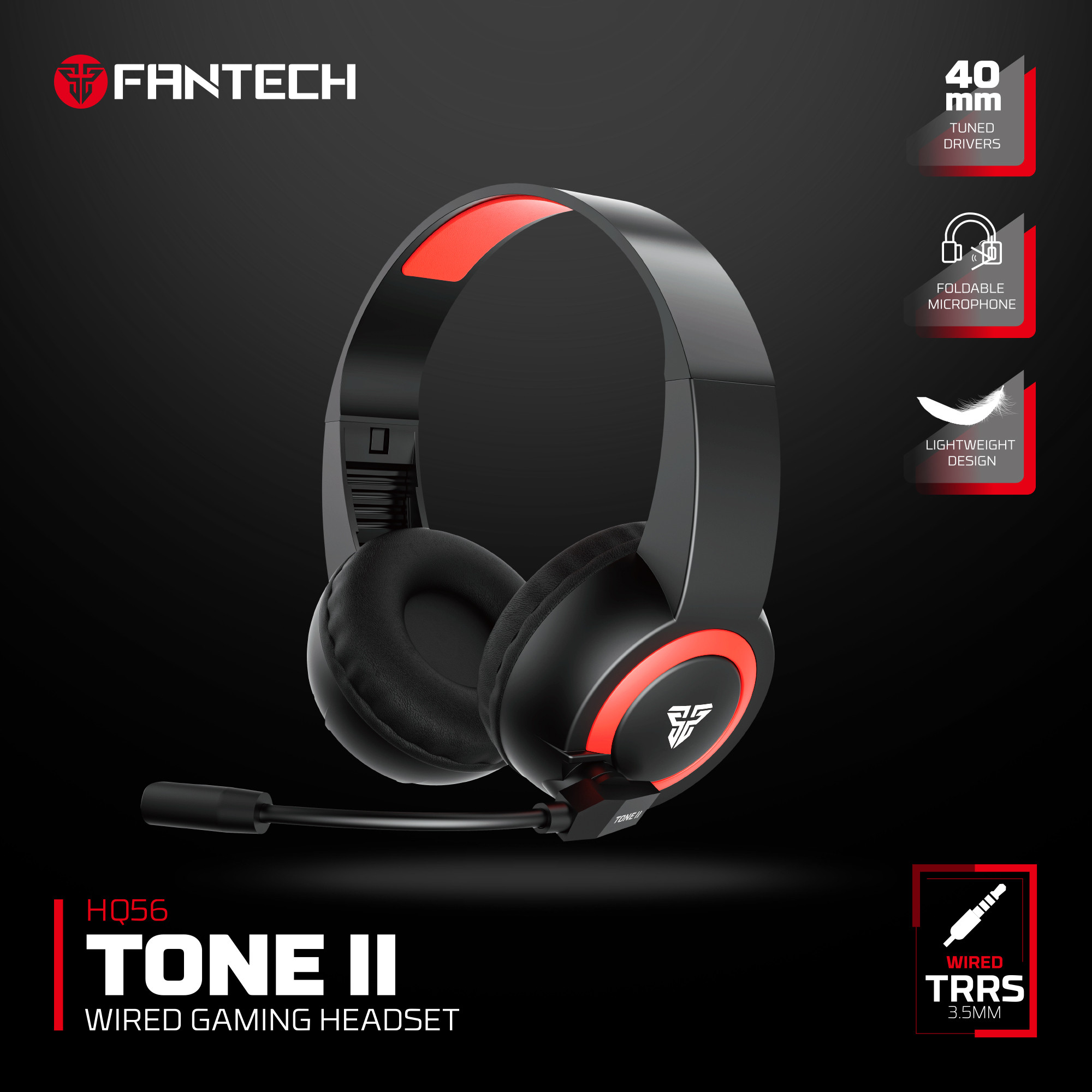 Fantech Wired Gaming Headset TONE II HQ56