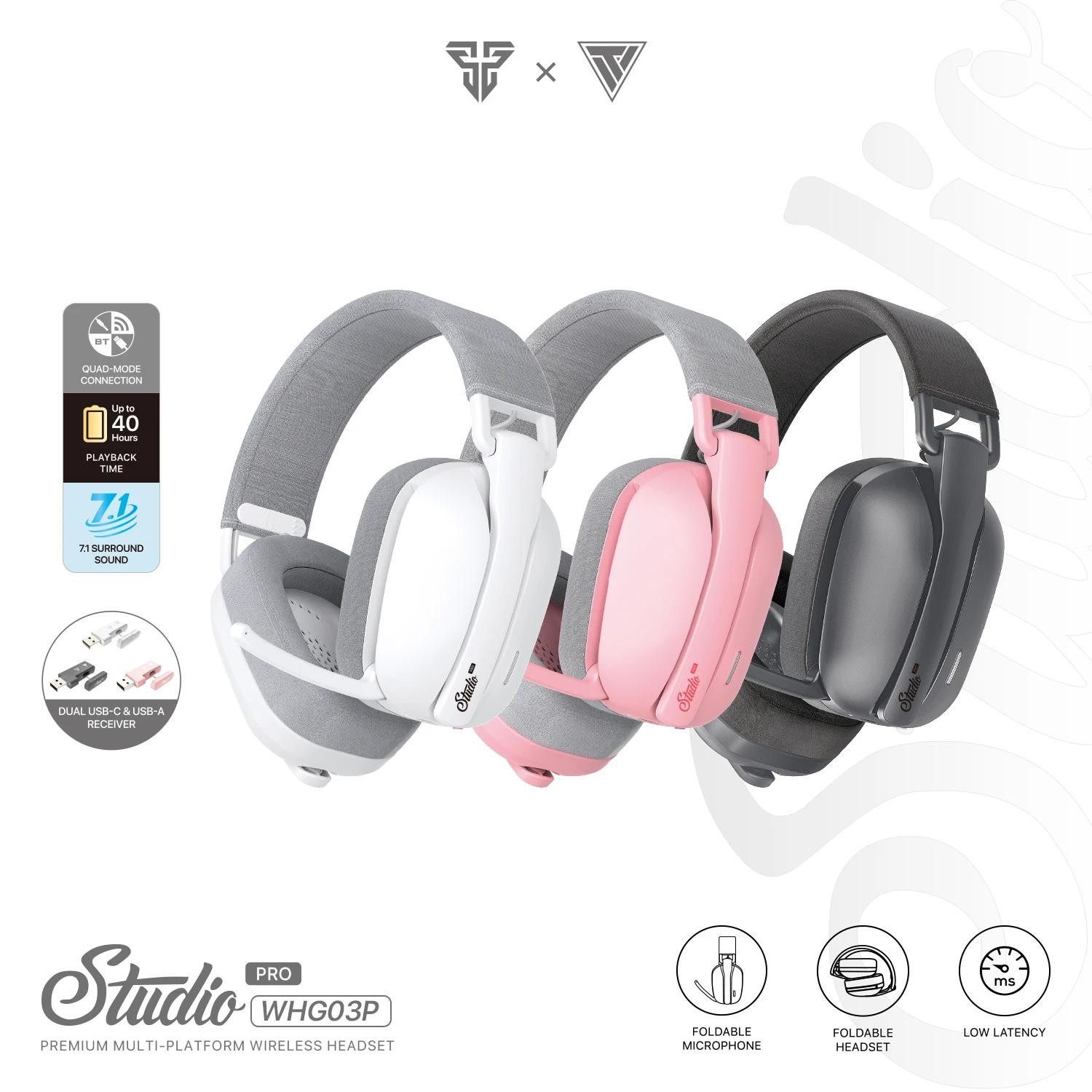 Fantech Wireless Headset STUDIO PRO WHG03P