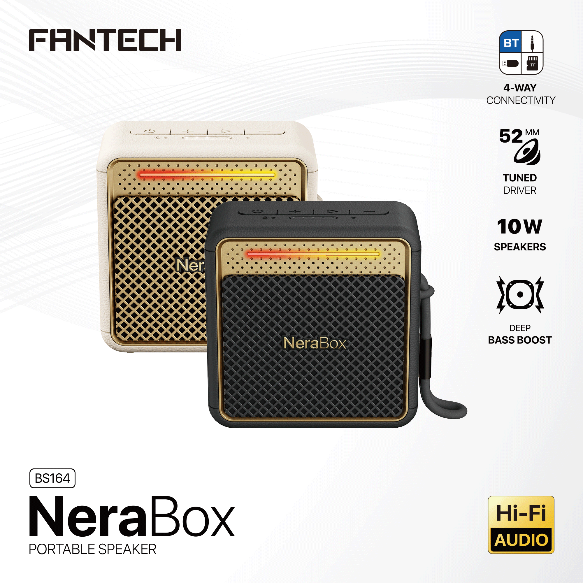 Fantech Portable Wireless Speaker NeraBox BS164
