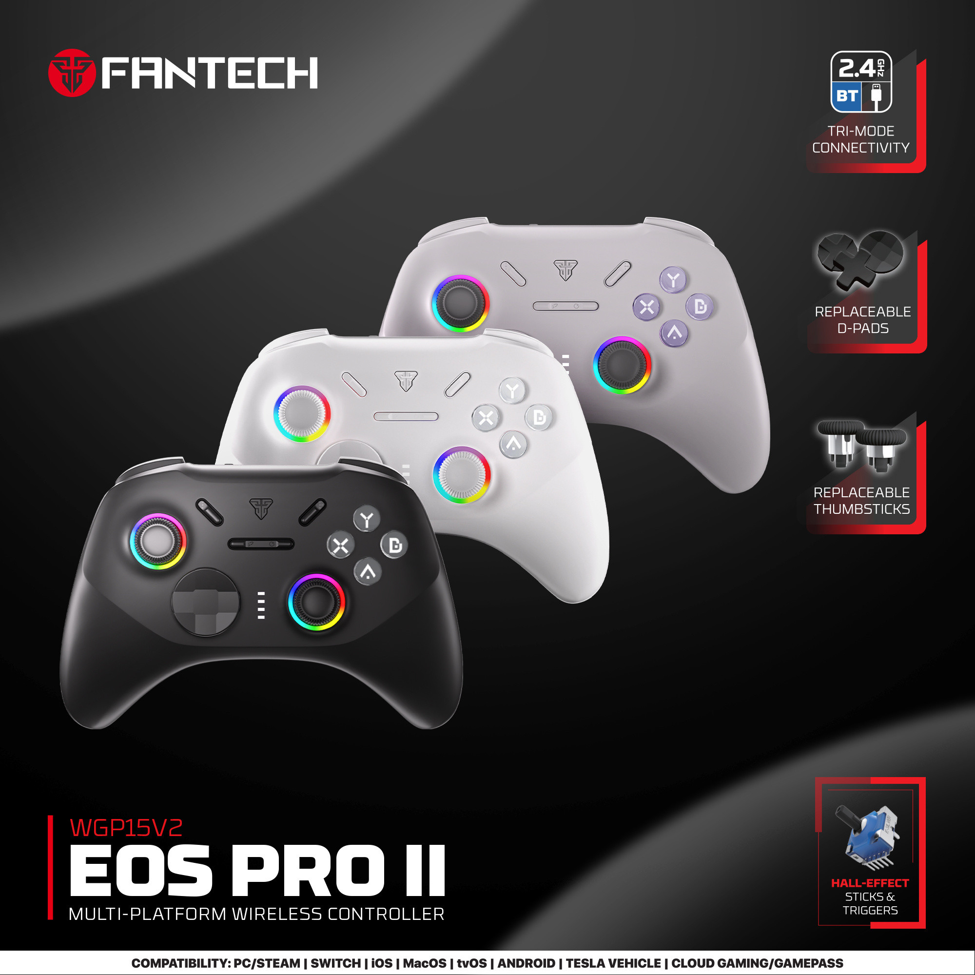 Fantech EOS PRO II WGP15V2 Wireless Gamepad