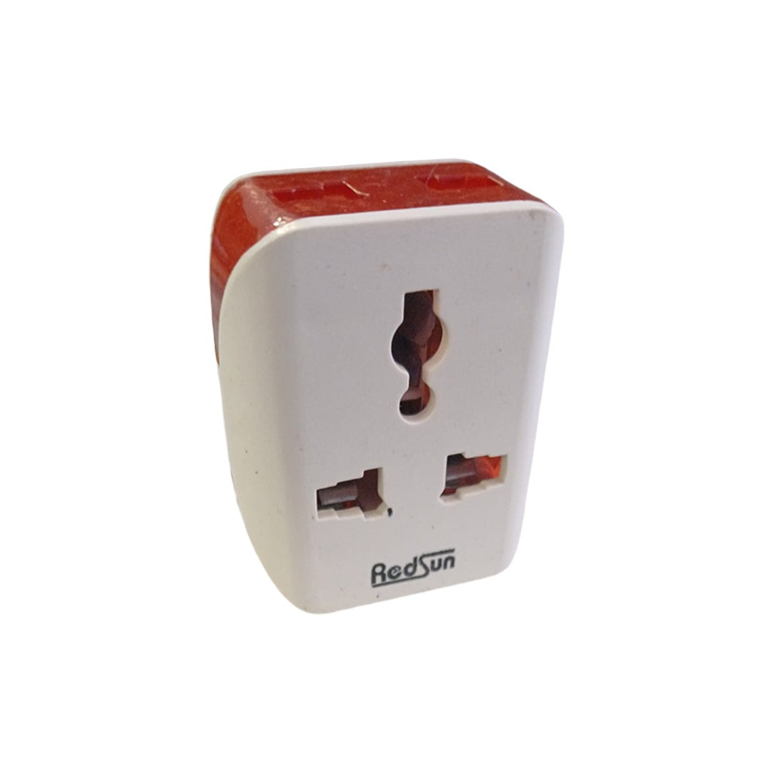 Redsun 3-Pin Multiplug Socket Adaptor