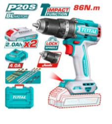 Total 20V Brushless Cordless Impact Drill TIDLI208688