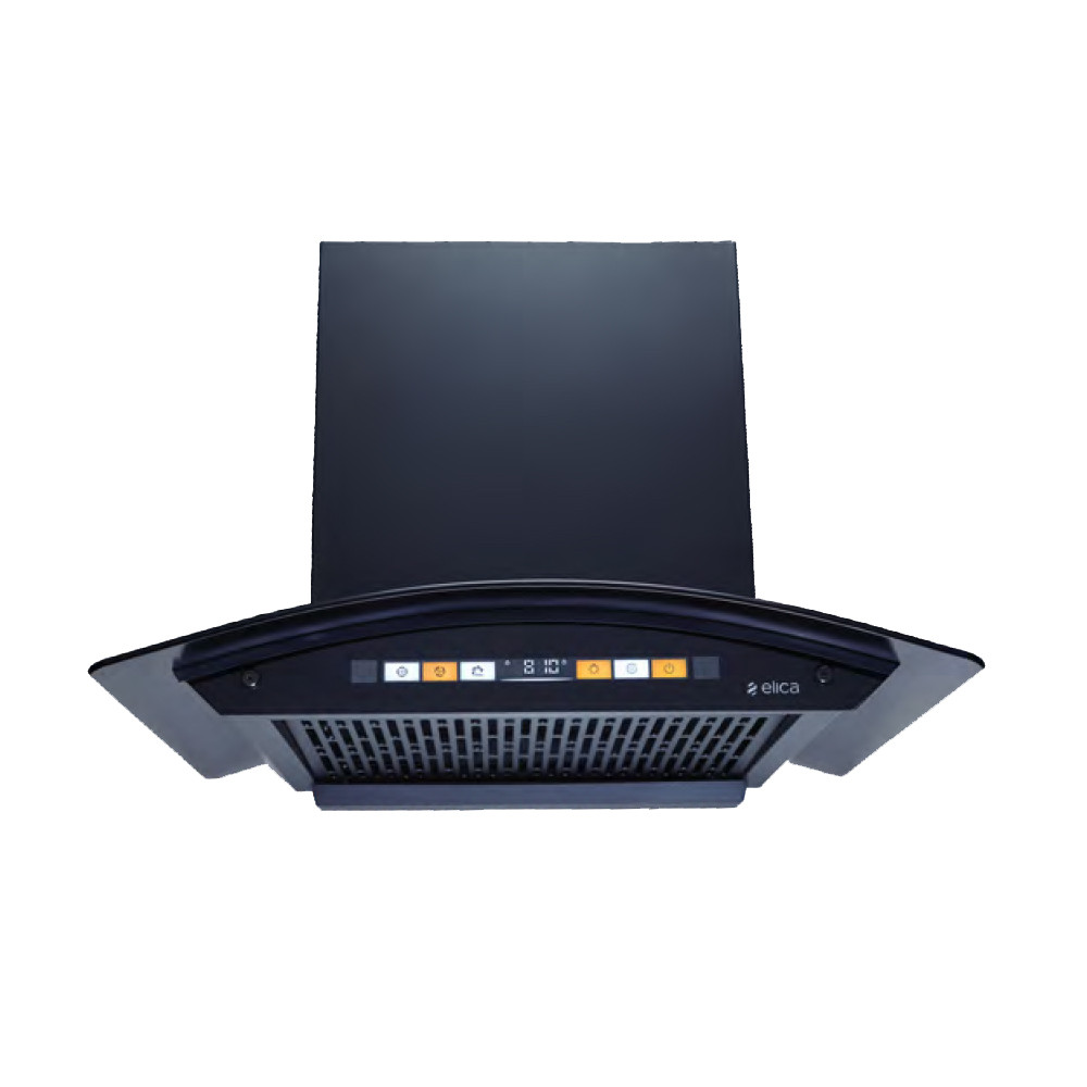 Elica 60 cm Curve Glass Chimney WD HS ORG FL 600 HAC LTW MS NERO