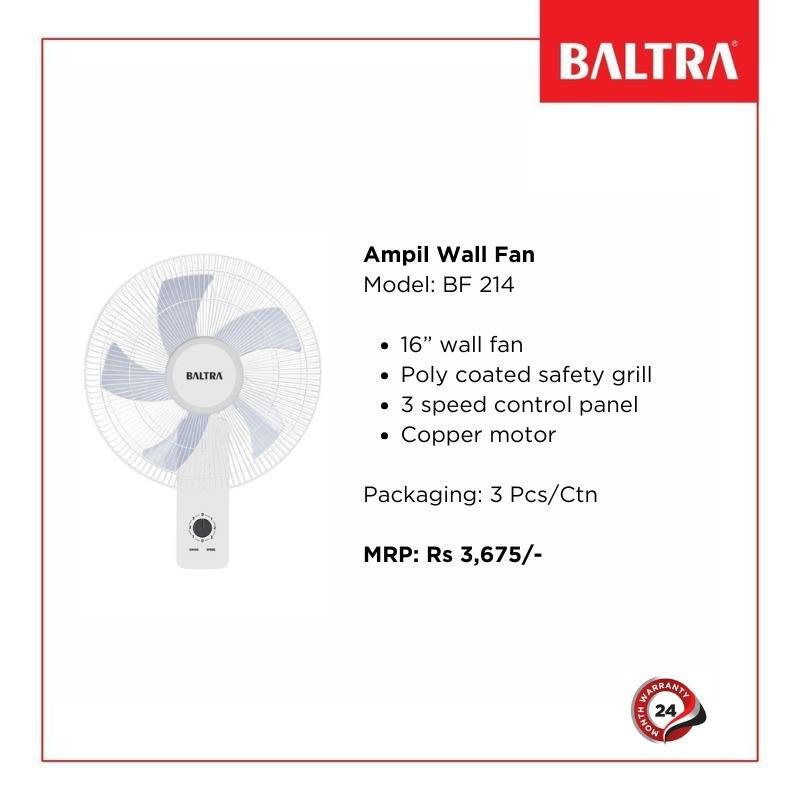 Baltra 16" Wall Fan  Ampil BF 214