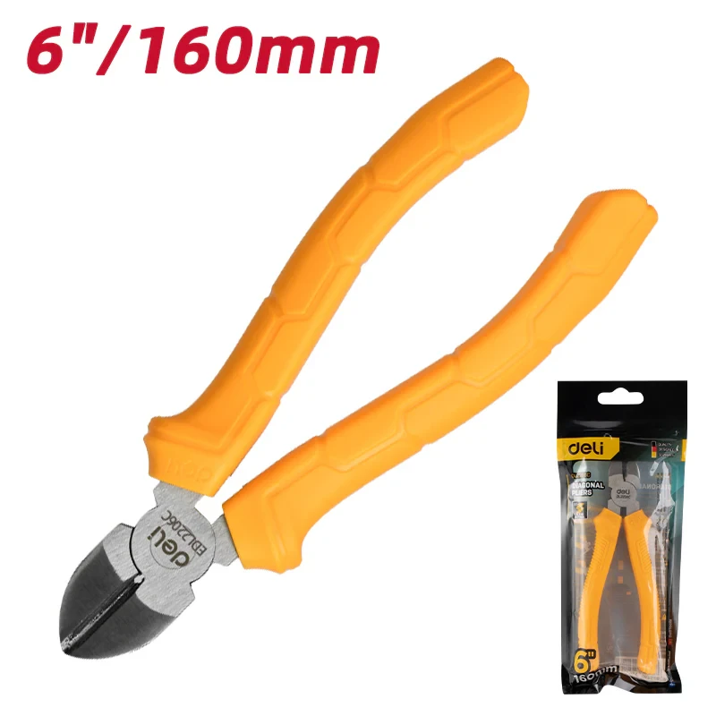 Deli 6" Diagonal Cutting Plier EDL2206C