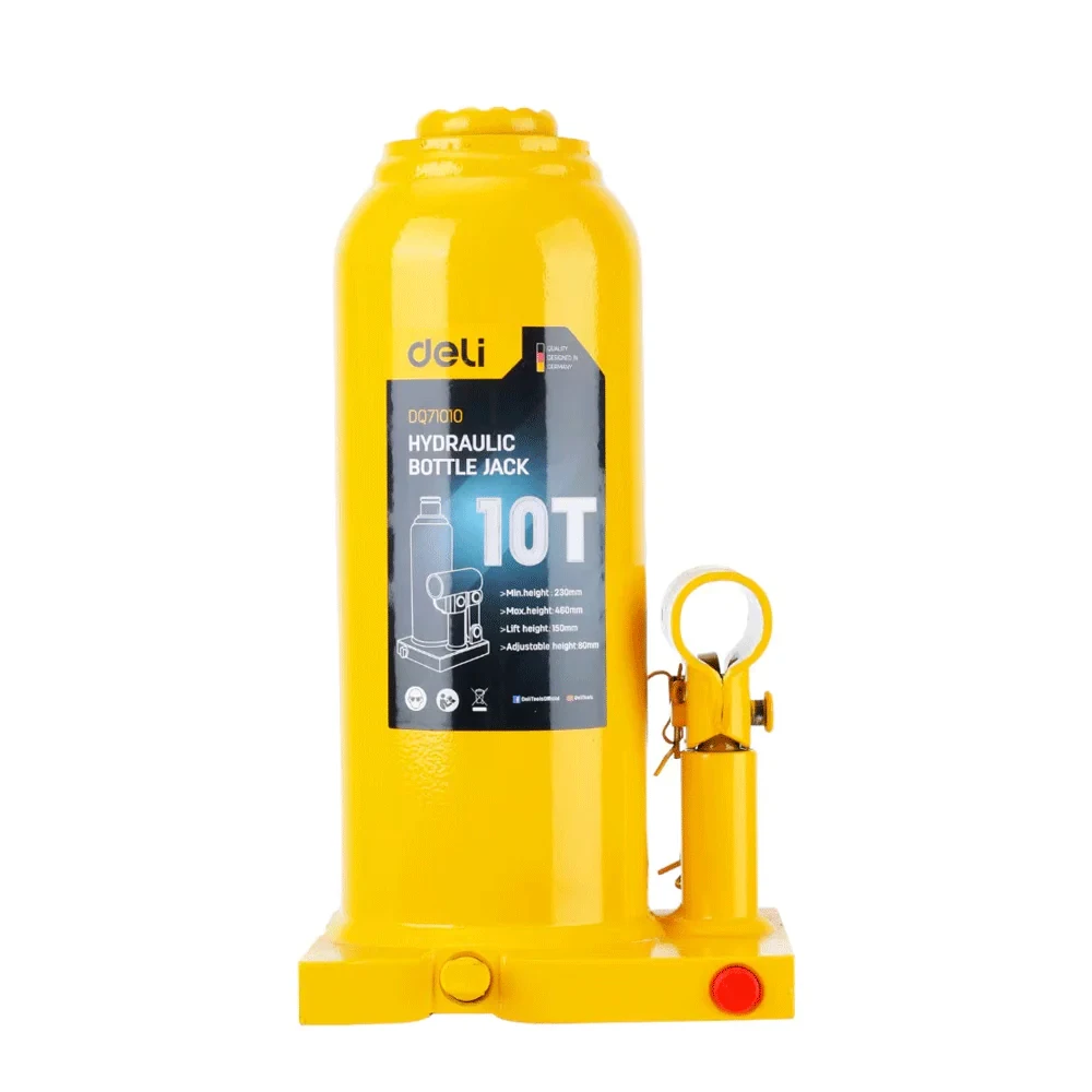 Deli 10T Hydraulic Bottle Jack EDQ71010