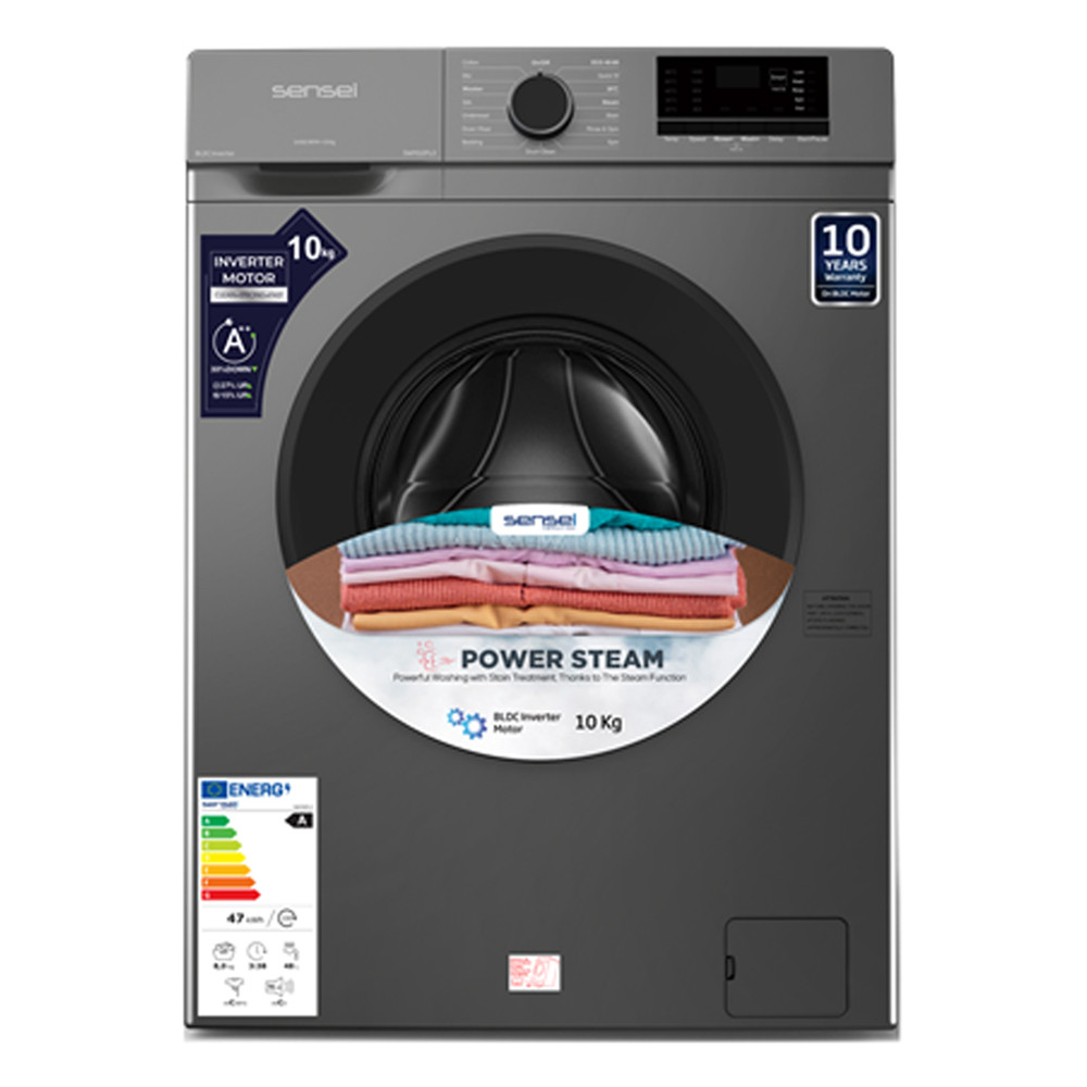 Sensei 10 Kg Front Load Washing Machine SWM10FL3