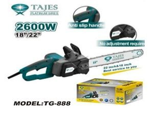 Tejas 18"AND 22" DOUBLE GUIDEBAR AND DOUBLE CHAIN ELECTRIC CHAINSAW TG-888