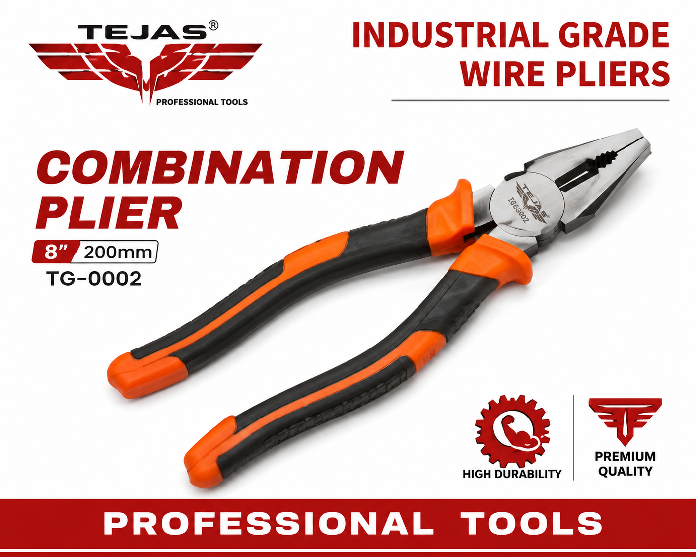 Tejas 8" Plier TG-0002