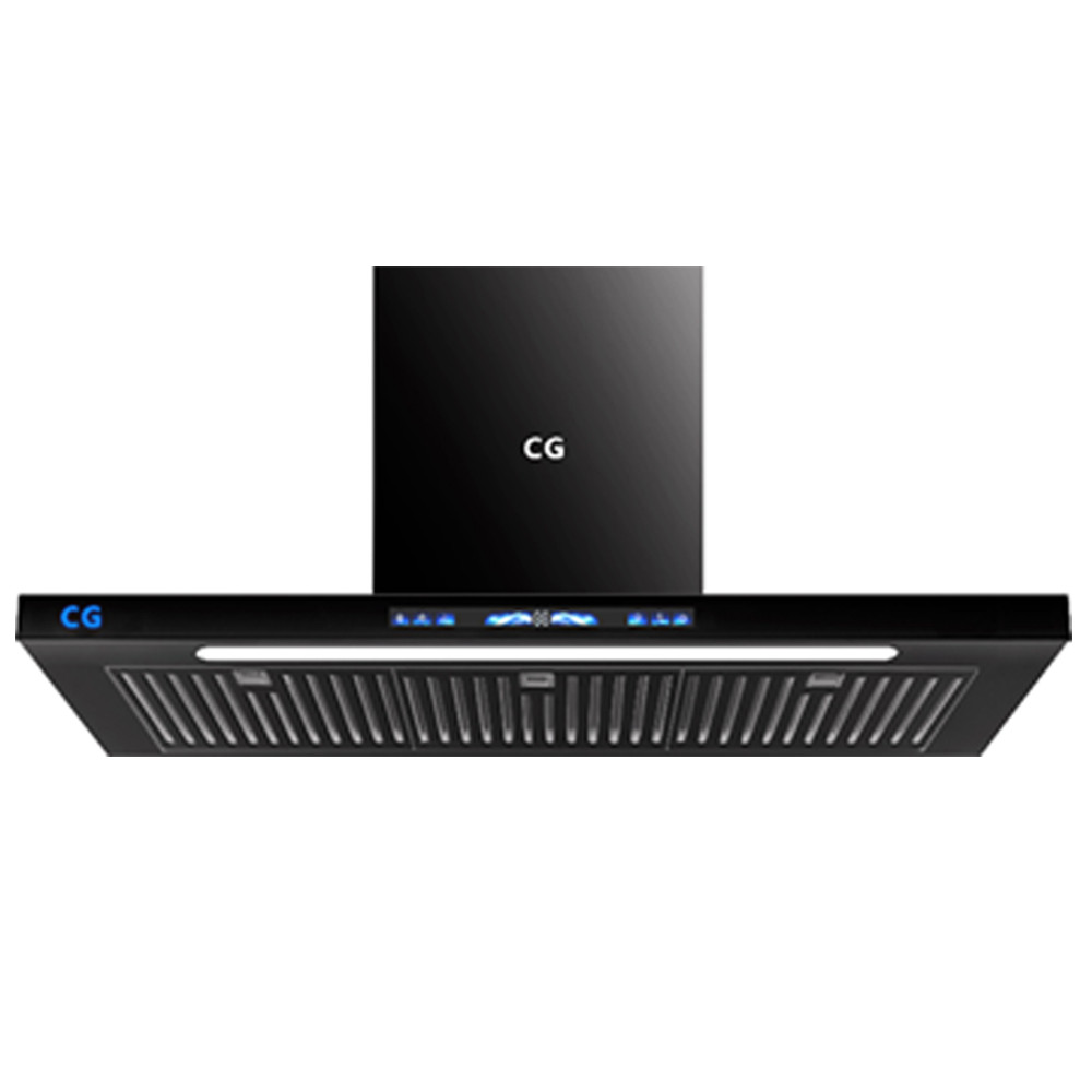 CG 90 cm Vertical Hood Chimney CG90YBL