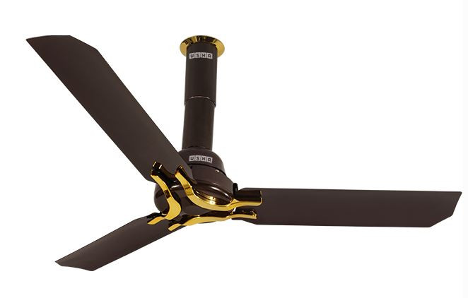 Usha 48" PI Ceiling Fan BLACK RED