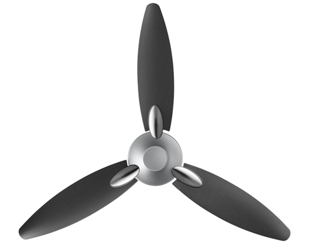 Usha 50" Bloom Daffodil Electroplated Ceiling Fan