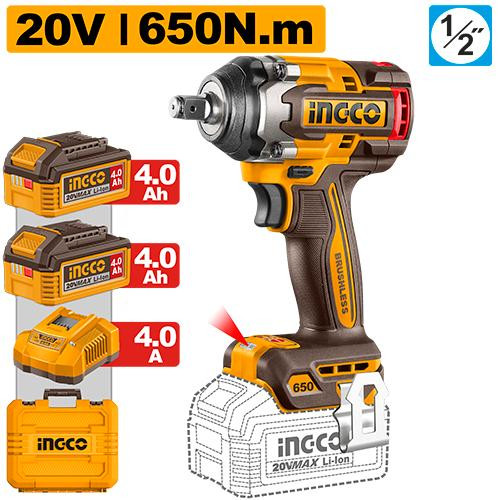 Ingco Cordless Impact Wrench CIWLI2065