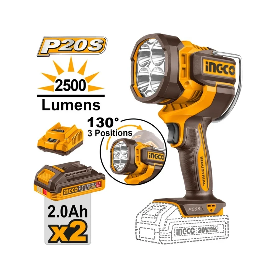 Ingco Cordless Work Lamp CWLI20887
