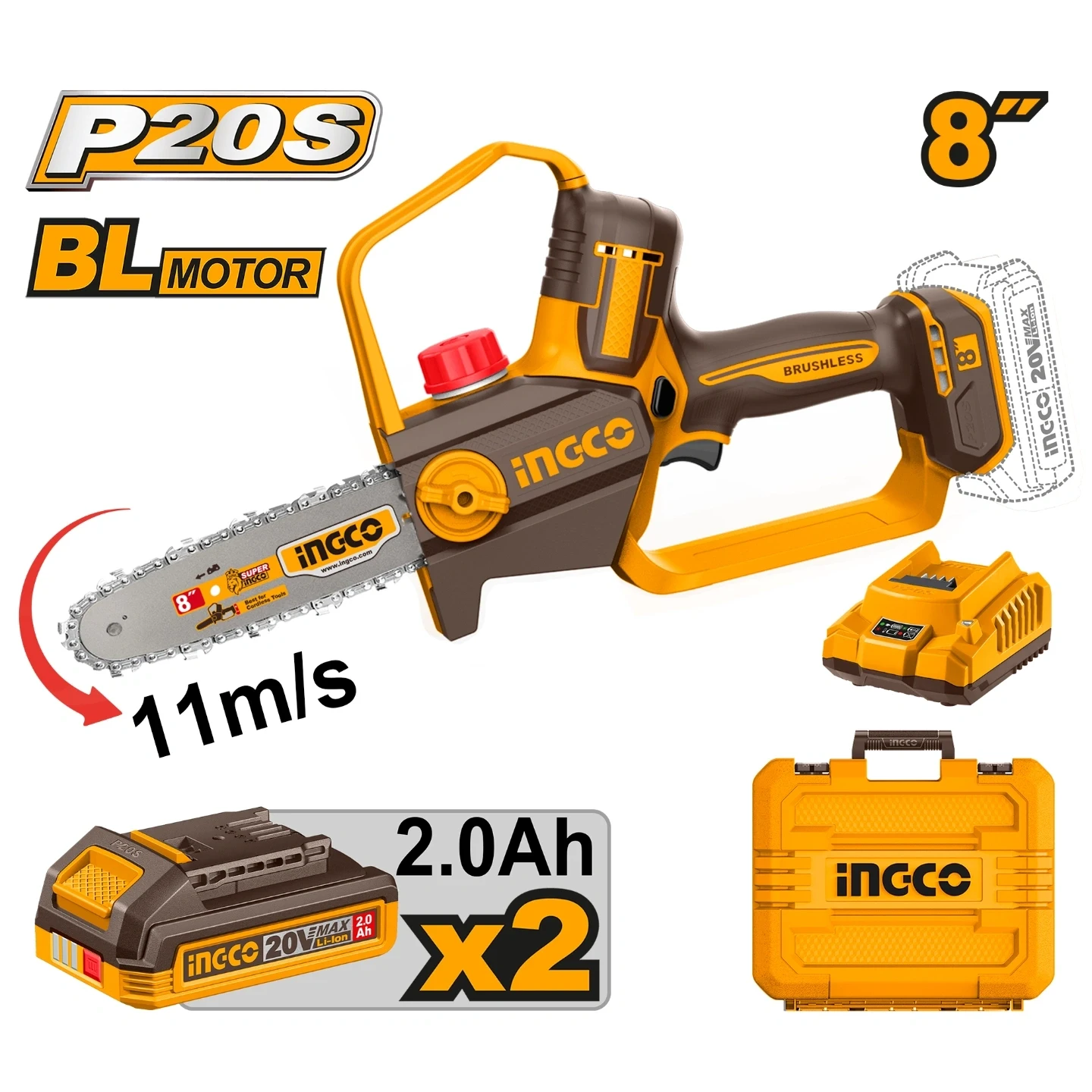 Ingco Cordless Pruner Saw CGSLI20882
