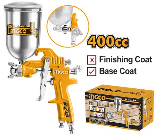 Ingco 400cc Air Spray Gun ASG4042