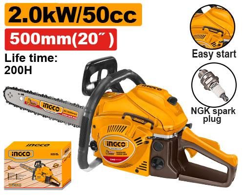 Ingco 50cc Gasoline Chain Saw GCS5502011
