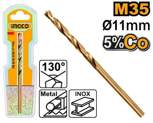 Ingco 11mm HSS-CO M35 Drill Bit DBT01131101