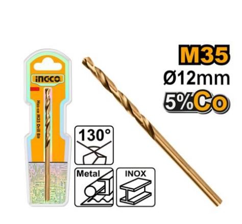 Ingco 12mm HSS-CO M35 Drill Bit DBT01130121
