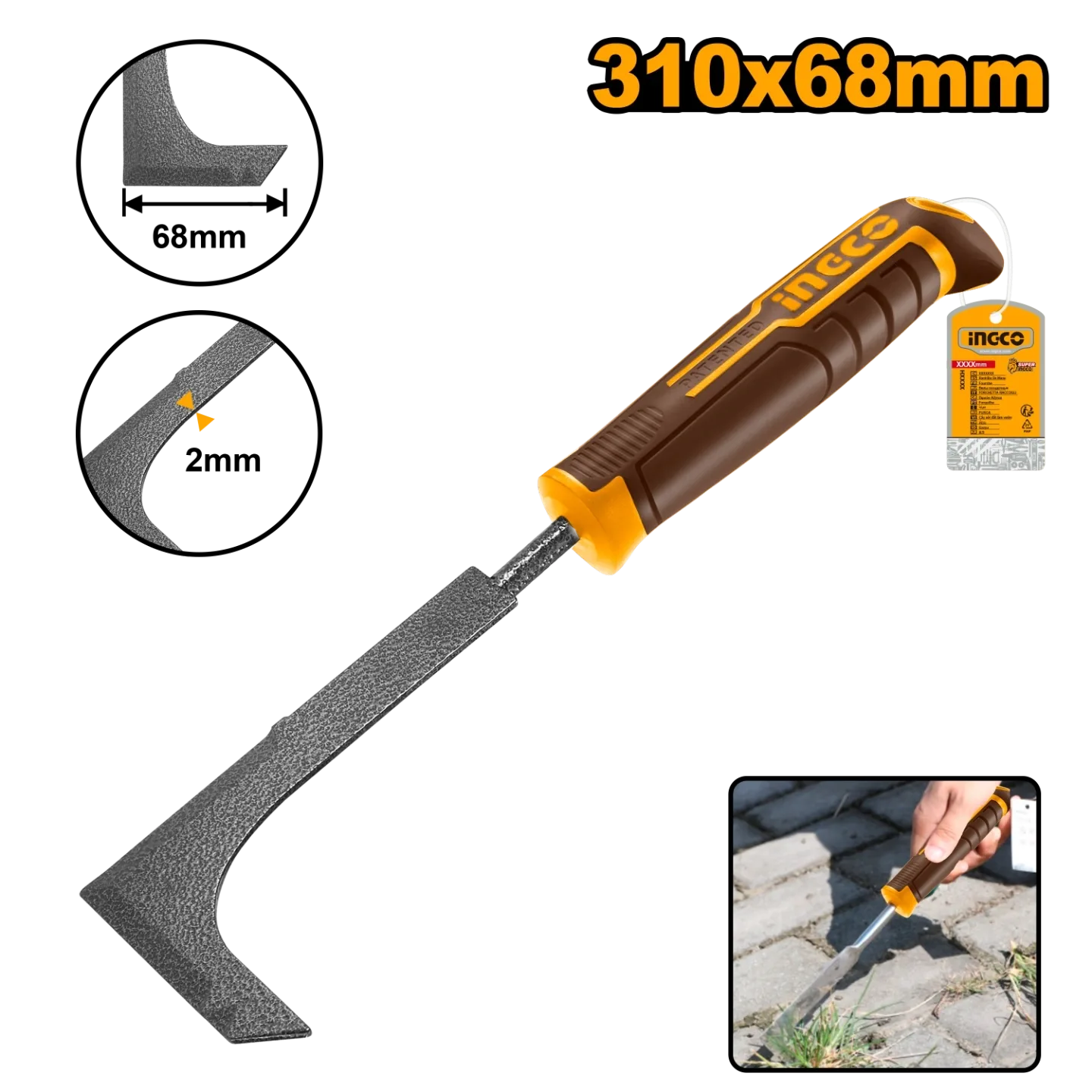 Ingco 310mm Weed Knife HWK1008