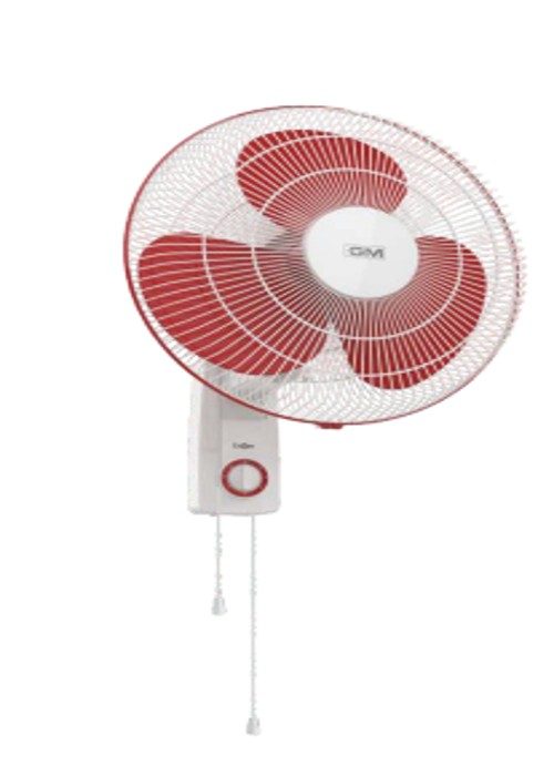 GM Wall Fan 16" (400mm) Livo Plus – White + Red