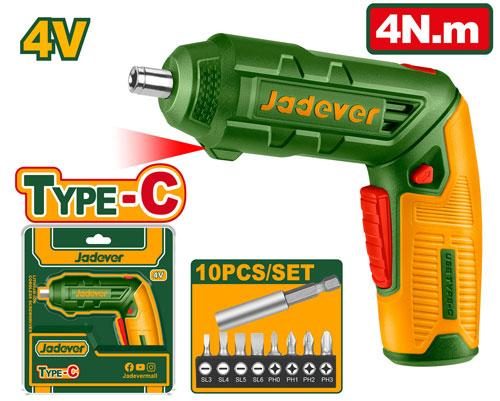 Jadever 4V 4NM Cordless Screwdriver JDCV4415