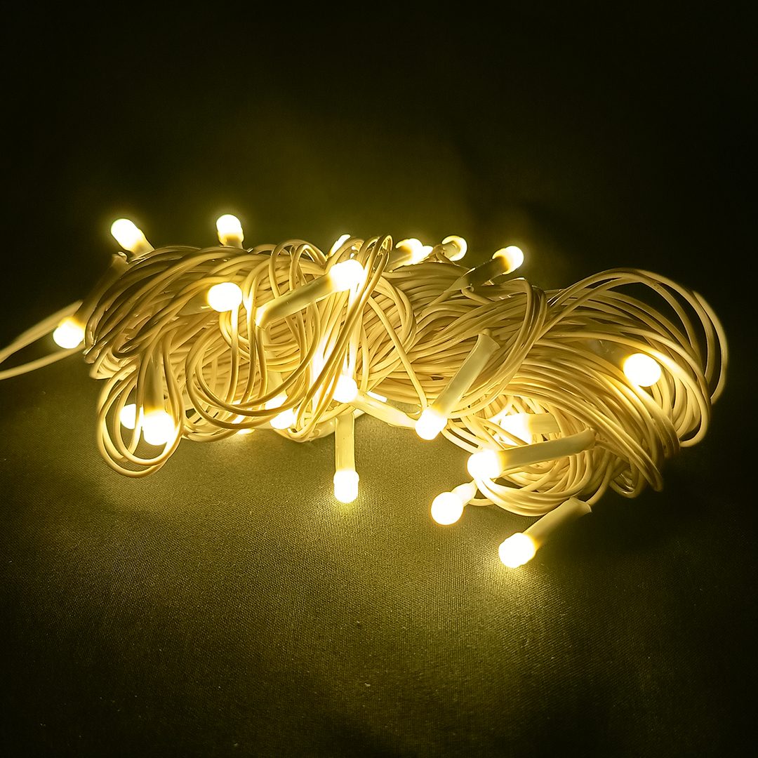 10 meter warm pixel led tihar light
