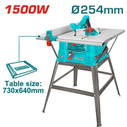 Total 1500W Table Saw TS5152548